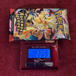 VERY HEAVY! 22.53g Pokemon TCG Ascended Heroes Booster Pack (SEALED) GOD PACKUU - Image 1