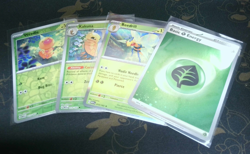 Pokemon TCG SV 151 Reverse Holo Weedle+Kakuna Beedrill Holo+HoloEnergy - Image 1