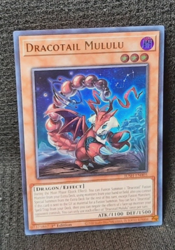 YUGIOH Dracotail Mululu Ultra Rare JUSH-EN005 1st Edition - Image 1