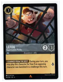 Disney Lorcana Ursula's Return Lefou 181/204 Rare NON-FOIL - Image 1