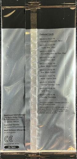 Weiss Schwarz Nikke Goddess of Victory PR Promo Booster Pack Sealed English - Image 2