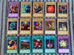 Yu-Gi-Oh Legend Of Blue Eyes White Dragon (LOB) Card Lot of 15 cards - Image 1