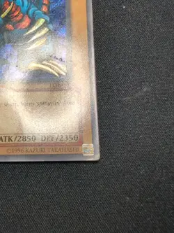 Yu-Gi-Oh! TCG Tri-Horned Dragon LOB-000 Secret Rare Card 1st Edition LP - Image 5