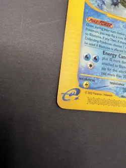 Blastoise 37/165 Non-Holo Rare LP Expedition E-Reader Card Pokemon TCG - Image 2