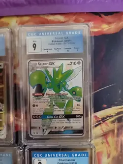 Graded Pokemon cards lot cgc 9 (4 graded cards total) - Image 2