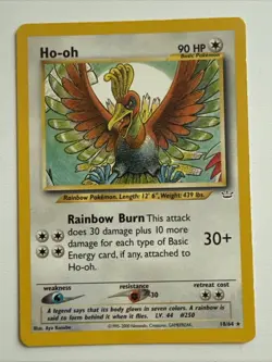 Ho-oh 18/64 Neo Revelation Regular Pokemon Card Lp - Image 1
