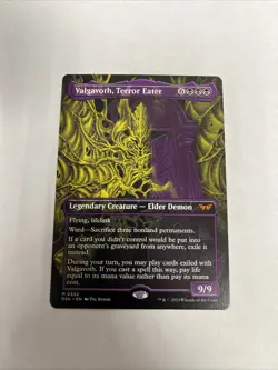 Valgavoth Terror Eater Showcase Nonfoil Card #0352 MTG LP - Image 1