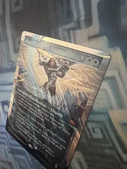 MTG Showcase Halo Foil Elspeth, Storm Slayer NM Unplayed Tarkir: Dragonstorm - Image 5