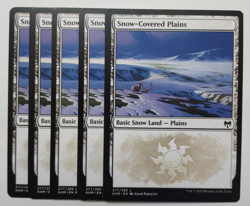 Snow-Covered Plains Playsets | Kaldheim | Basic Snow Land | NM | MTG - Image 3