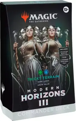 Modern Horizons 3 Commander Deck- Tricky Terrain Magic: The Gathering - Image 1