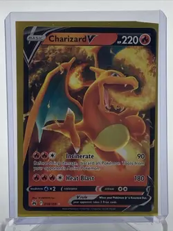 Charizard V 018/159 Pokemon TCG: Crown Zenith Ultra Rare Full Art Holo - Image 5