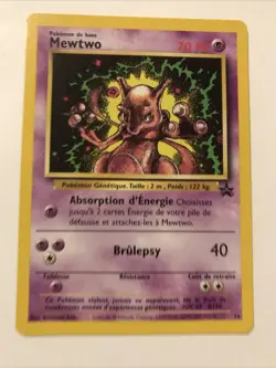 Pokemon TCG Mewtwo Wizards Black Star Promos 14 Regular Promo French - Image 1