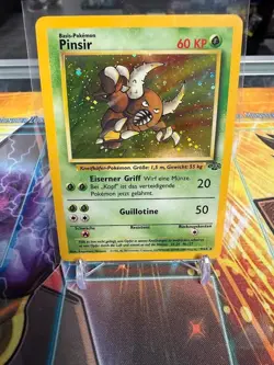 Pinsir Holo German Pokemon Jungle #9 1999 - Image 1