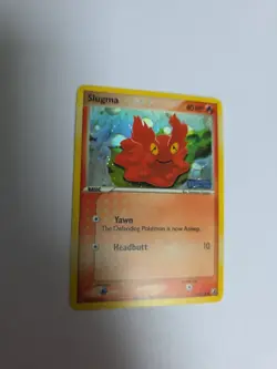 Pokemon TCG Slugma 73/115 Reverse Holo Stamped 2005 EX Unseen Forces - Image 1