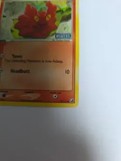 Pokemon TCG Slugma 73/115 Reverse Holo Stamped 2005 EX Unseen Forces - Image 2