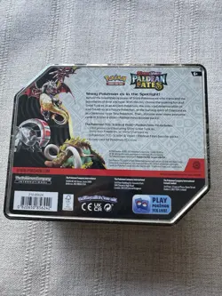 Pokemon TCG Paldean Fates Great Tusk EX Tin Sealed - Image 2