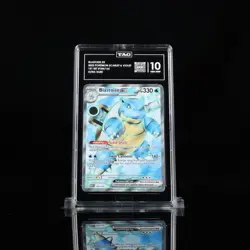 2023 POKEMON MEW EN-151 ULTRA RARE #184 BLASTOISE EX TAG 10 - Image 1