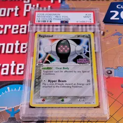 PSA 9 Pokemon EX Holon Phantoms Registeel Reverse Holo Rare 29/110 - Image 1