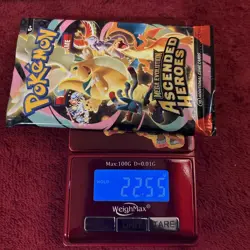 VERY HEAVY 22.55 Pokemon TCG Ascended Heroes Booster Pack (SEALED) GOD PACKUU! - Image 1