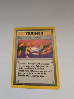 Base Set 2 Pokemon TCG Super Energy Removal Rare - Image 1