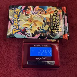 VERY HEAVY 22.54 Pokemon TCG Ascended Heroes Booster Pack (SEALED) GOD PACKUU! - Image 1