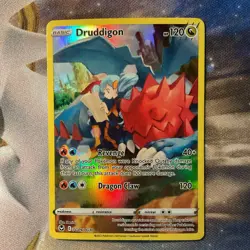 Pokemon Druddigon Full Art Ultra Rare Holo TG09/TG30 Silver Tempest - Image 1