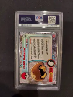 PSA 9 Kabuto Foil Topps Pokemon Animation Series 3 - Image 3