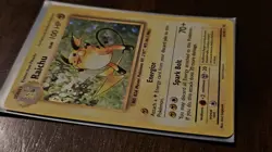 Pokemon TCG Raichu 36/108 Evolutions Holo Rare Stage 1 Electric 100 HP 2016 - Image 3