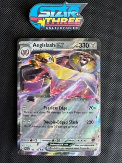 Aegislash Ex 135/182 - Paradox Rift - Double Rare - Near Mint - Pokemon TCG - Image 1
