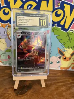 Pokemon Scarlet & Violet Clay Burst Fletchinder Art Rare 073/071 CGC Pristine 10 - Image 1