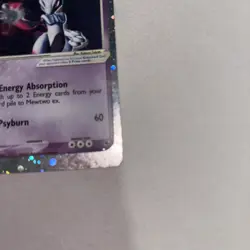 Mewtwo ex 101/109 Ruby and Sapphire Holo Ultra Rare Pokemon TCG Nintendo - Image 3