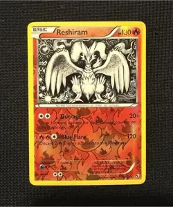 Reshiram 28/113 LEGENDARY TREASURES Reverse Holo Pokemon - Ready to Ship - Image 1