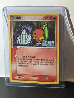 Pokemon TCG Torchic 66/100 EX Crystal Guardians Stamped Holo - Image 1