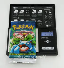 German Pokemon Base Set 1st Edition Booster Pack Venusaur 20.45gm -255 "Light" - Image 3