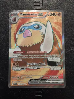 Mamoswine ex 174/159 Ultra Rare Journey Together Pokemon TCG NM - Image 1