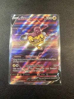 Pokemon TCG Raikou V GG41/GG70 Crown Zenith: Galarian Gallery Near Mint - Image 1
