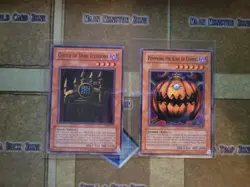 YUGIOH CASTLE OF DARK ILLUSIONS + PUMPKING THE KING OF GHOST MRD COMMON UNLIMIT - Image 1