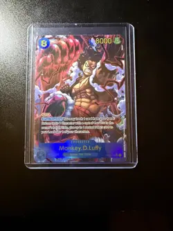 Monkey.D.Luffy OP11-118 Secret Rare Foil A Fist of Divine Speed (Alt Art) - Image 1