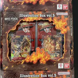 One Piece Illustration Box Volume 5 and 6 " 3 each" & 2 PACK Bundle "2" Lot of 8 - Image 4