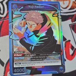 Bandai Union Arena Yuji Itadori SR Holo Action Card UE03BT/JJK-1-040 4000 BP - Image 1