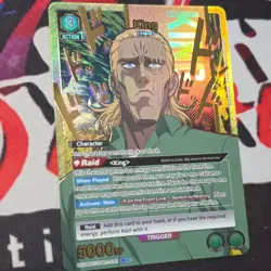 Bandai Union Arena King SR Holo Character Card 5000 BP One Punch Man - Image 1