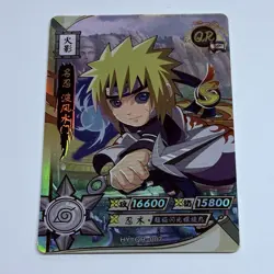 Minato | Naruto Trading Card QR-007 Holo Foil 1mm Thick Anime Cute Art Tc10 - Image 1