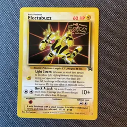 Pokemon TCG Electabuzz #2 Black Star Promo Card First Movie Edition - Image 1