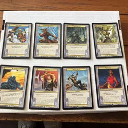 8- MTG Vanguard Magic the Gathering Oversize Cards Lot Karn, Mirri, Sisay, Etc.. - Image 1