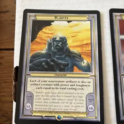 8- MTG Vanguard Magic the Gathering Oversize Cards Lot Karn, Mirri, Sisay, Etc.. - Image 5