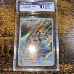 Mr. Mime 179/165 Illustration Rare Pokemon TCG Cards LCS Grading 10 - Image 1