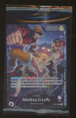 Monkey D Luffy PSA Magazine One Piece Promo Card OP05-060 English Sealed - Image 1