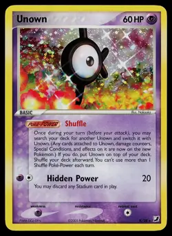 Pokemon Card - Unown (K) Unseen Forces K/28 Holo Rare - Image 1