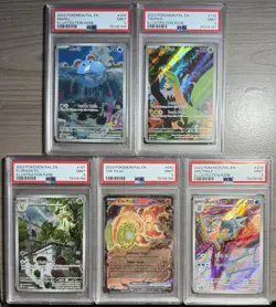 PSA graded Pokemon cards (5 Card Lot) PSA 9s - Image 1
