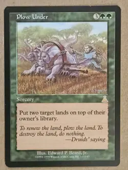 Plow Under - Urza's Destiny - Near Mint | MTG - Image 1